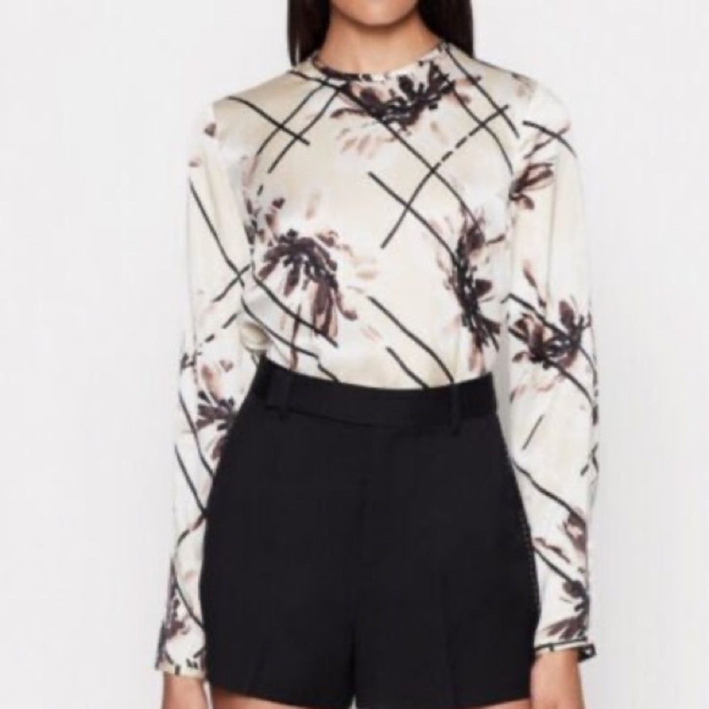 Equipment Alisanne 100% Silk Blouse in Almond Milk NWT